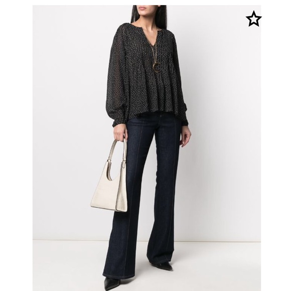 rag & bone Tops - RAG & BONE Brandy Pintuck Blouse-NWT-S